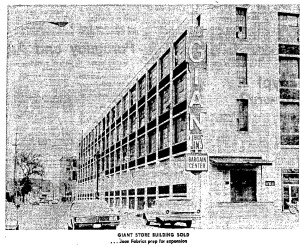 The Giant Store, as it appeared in 1973.  (Courtesy:  Lowell Sun, Oct. 14, 1973, pg. E4)